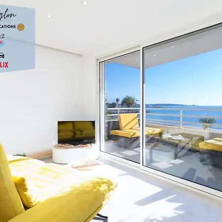 L'aiglon - Vue Les Pieds Dans L'eau - Superbe - Parking Privé - Golfe-juan - Apartamento